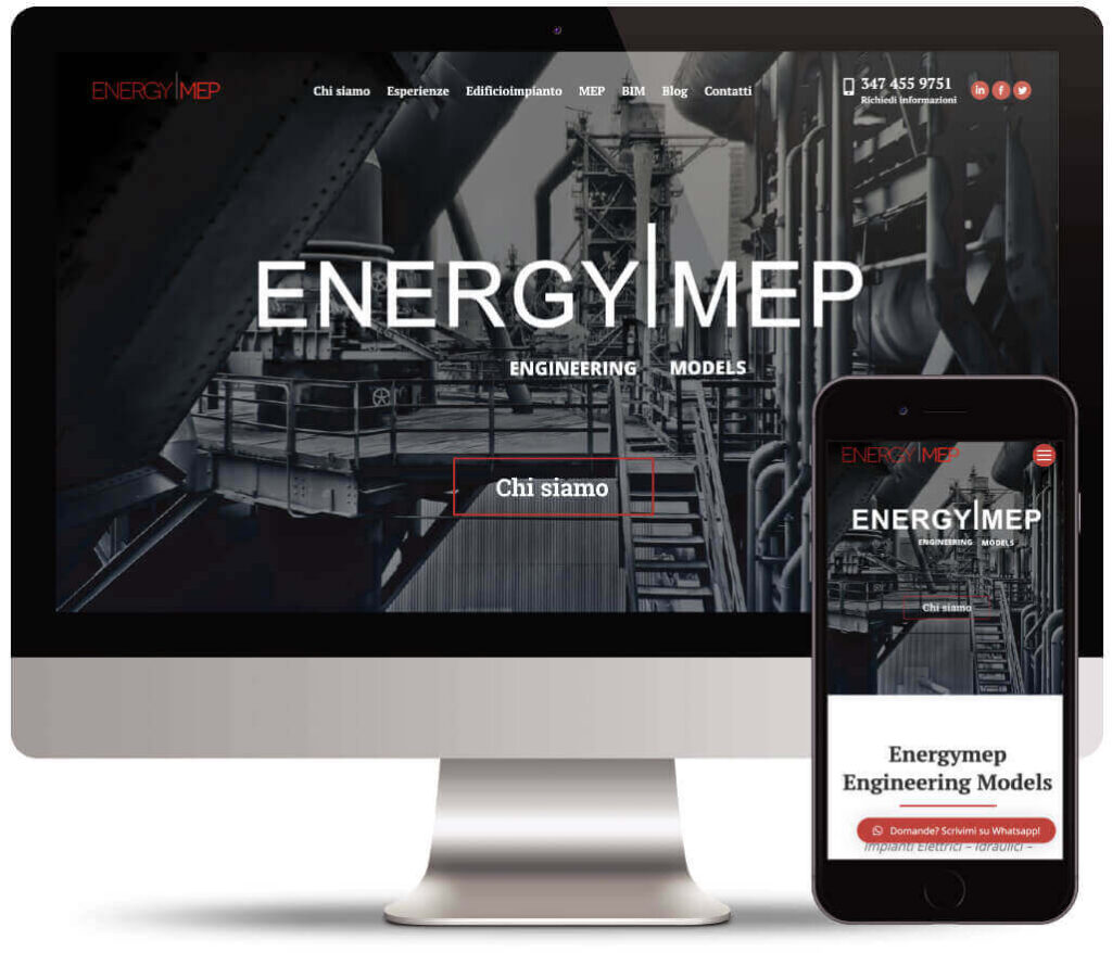 sito web aziendale energymep