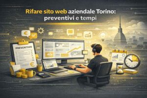 Rifare sito web aziendale a Torino: preventivi e tempi per il redesign di un sito professionale