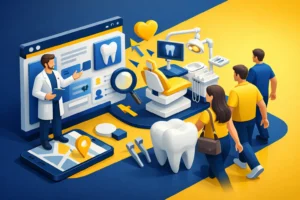Sito dentista professionale che porta pazienti